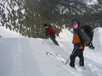 Valhalla Range - scoping out the ski run